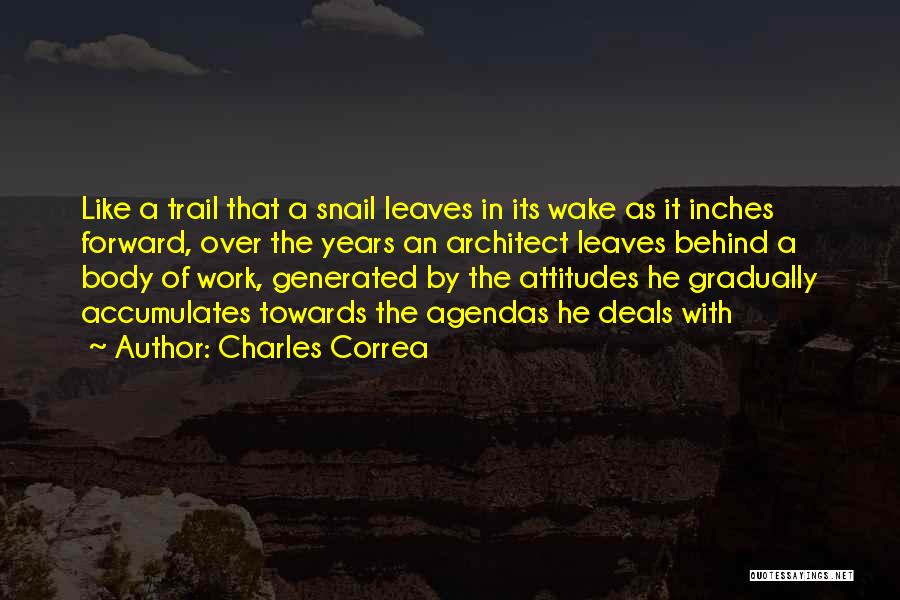 Attitude Towards Work Quotes By Charles Correa