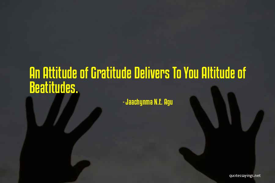 Attitude Vs Altitude Quotes By Jaachynma N.E. Agu
