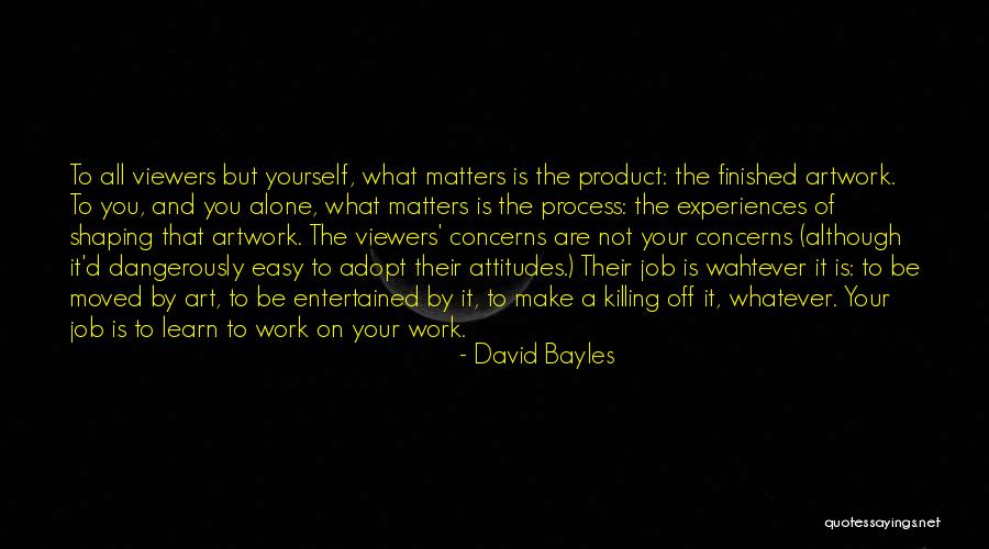 Attitudes At Work Quotes By David Bayles