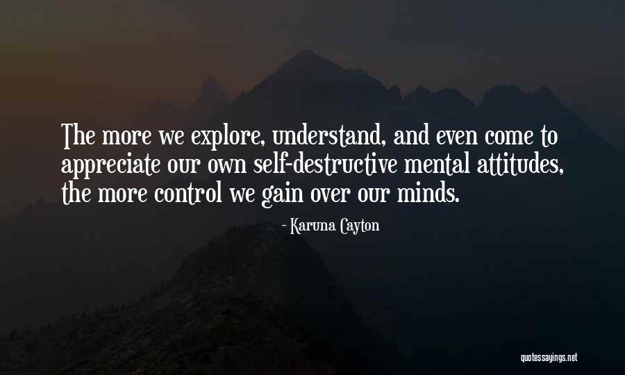 Attitudes Quotes By Karuna Cayton Attitudes Quotes By Karuna Cayton