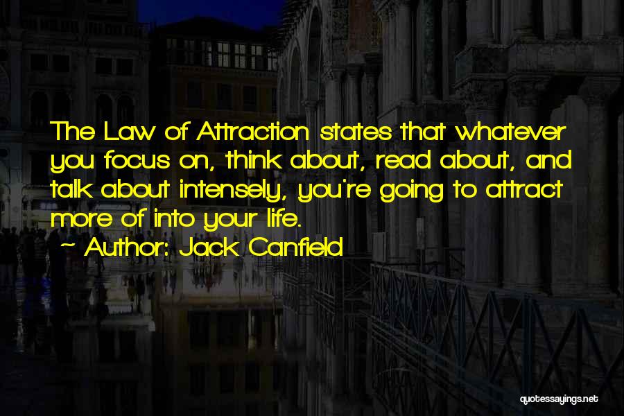 Attract Quotes By Jack Canfield