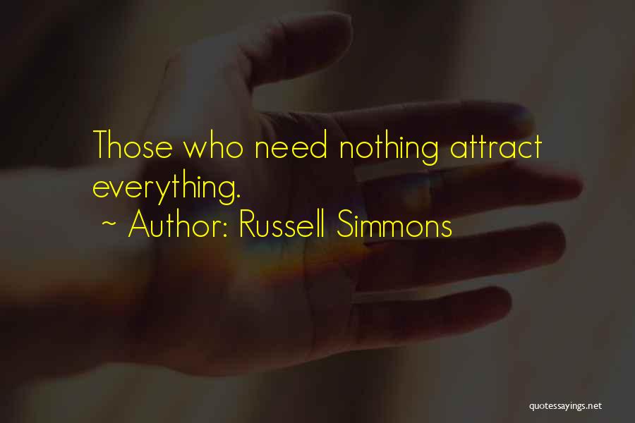 Attract Quotes By Russell Simmons