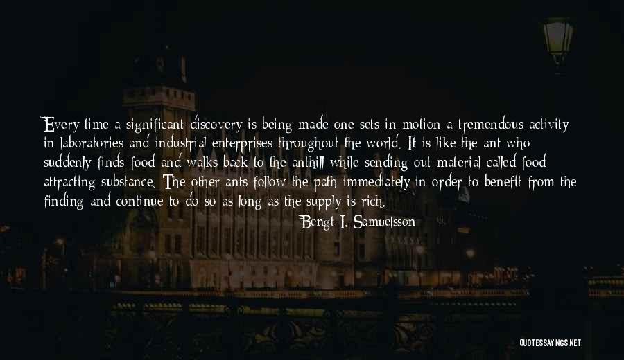 Attracting Quotes By Bengt I. Samuelsson Attracting Quotes By Bengt I. Samuelsson