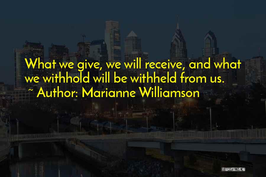 Attraction Law Quotes By Marianne Williamson