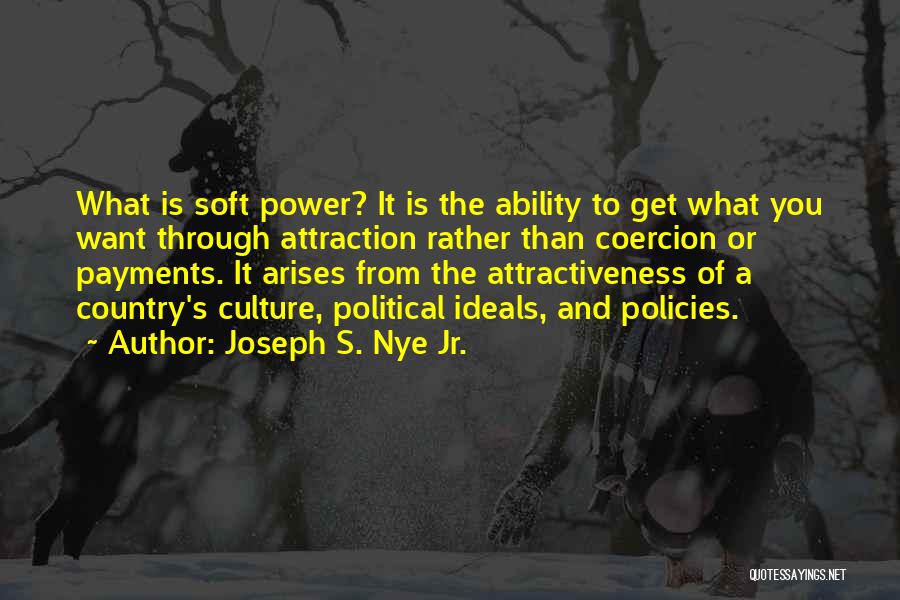 Attraction Quotes By Joseph S. Nye Jr.