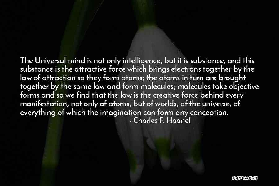 Attraction To Intelligence Quotes By Charles F. Haanel Attraction To Intelligence Quotes By Charles F. Haanel