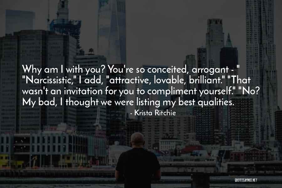 Attractive Qualities Quotes By Krista Ritchie Attractive Qualities Quotes By Krista Ritchie