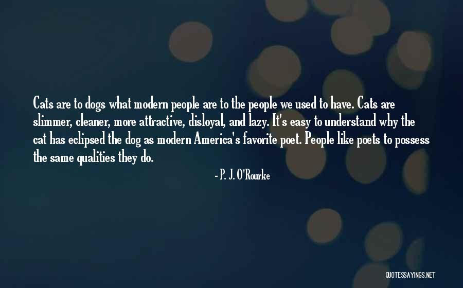 Attractive Qualities Quotes By P. J. O'Rourke