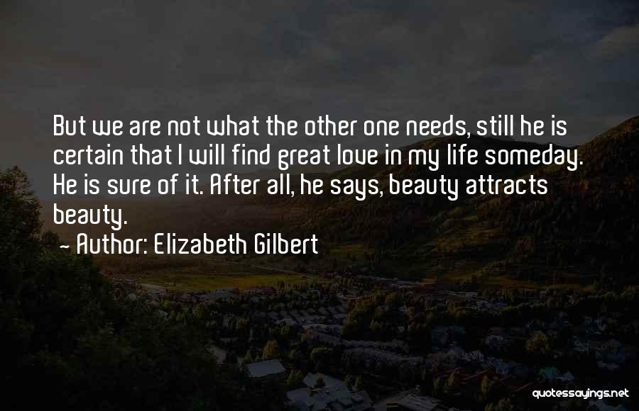 Attracts All The Beauty Quotes By Elizabeth Gilbert