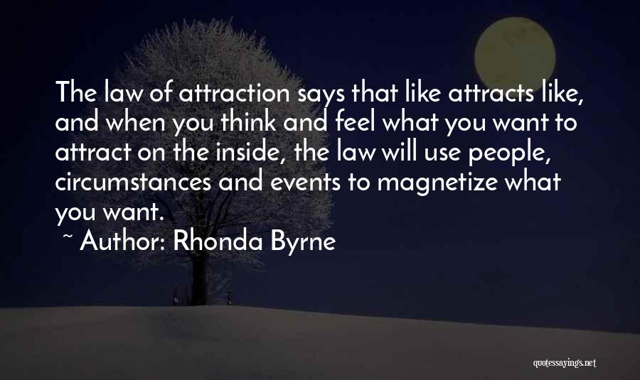 Attracts Quotes By Rhonda Byrne