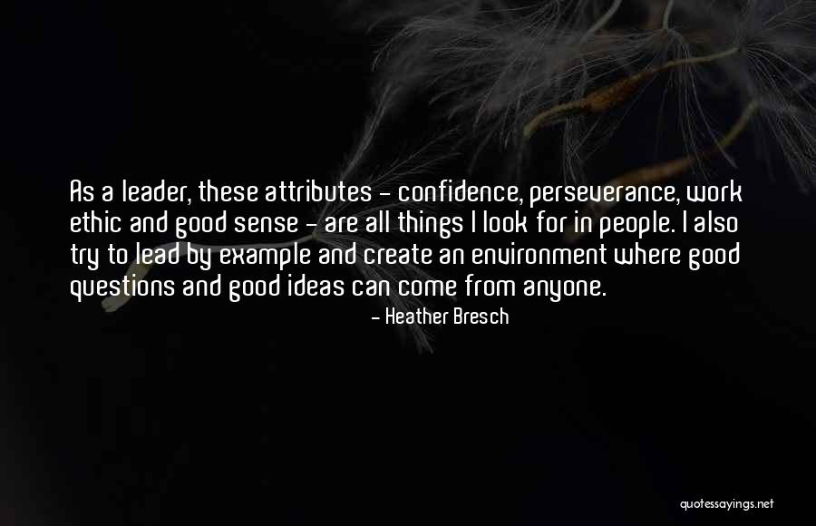 Attributes Quotes By Heather Bresch