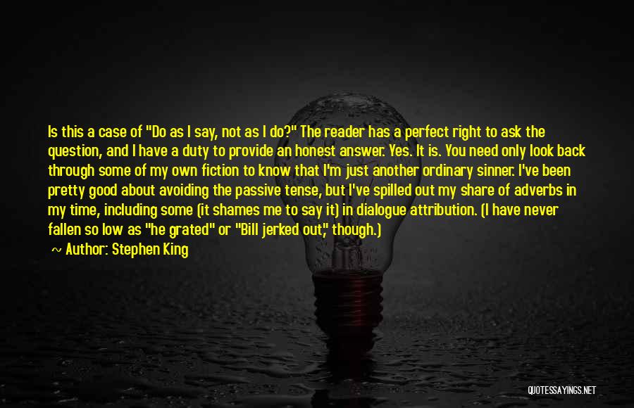 Attribution Quotes By Stephen King