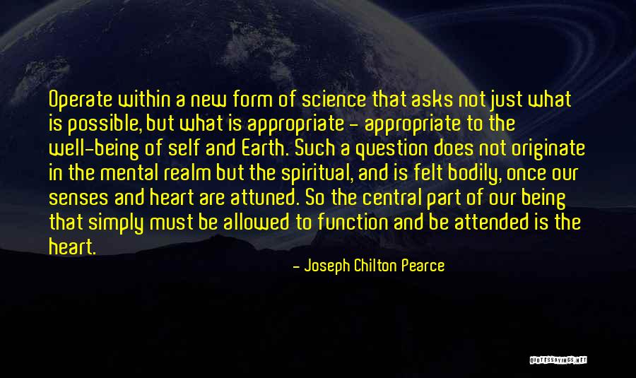 Attuned Quotes By Joseph Chilton Pearce