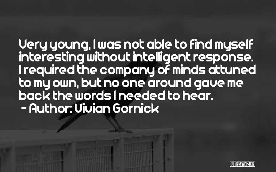 Attuned Quotes By Vivian Gornick