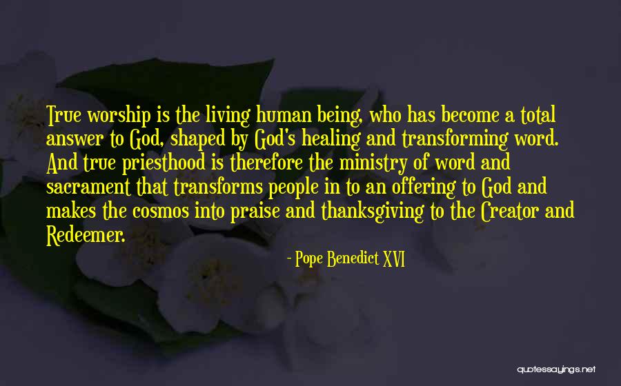 Atuma Adedeji Quotes By Pope Benedict XVI Atuma Adedeji Quotes By Pope Benedict XVI