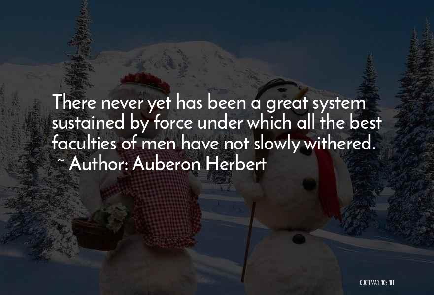 Auberon Herbert Quotes 882487