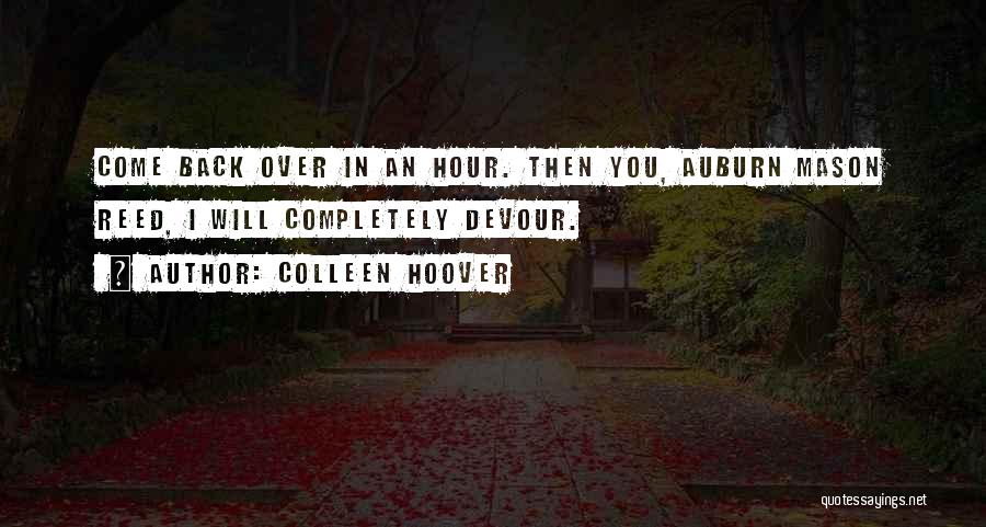 Auburn Quotes By Colleen Hoover