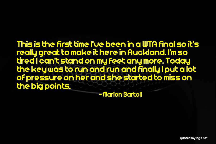 Auckland Quotes By Marion Bartoli