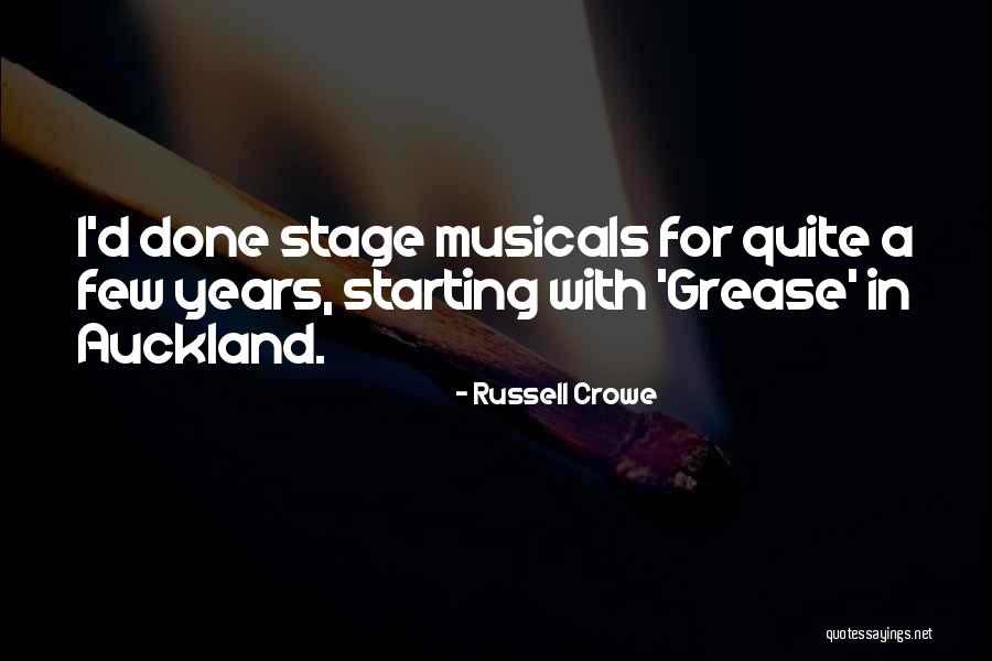 Auckland Quotes By Russell Crowe