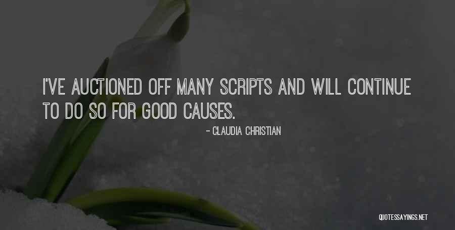 Auctioned Off Quotes By Claudia Christian Auctioned Off Quotes By Claudia Christian