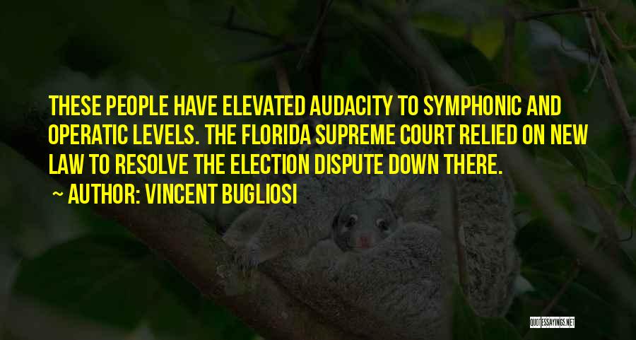 Audacity Quotes By Vincent Bugliosi