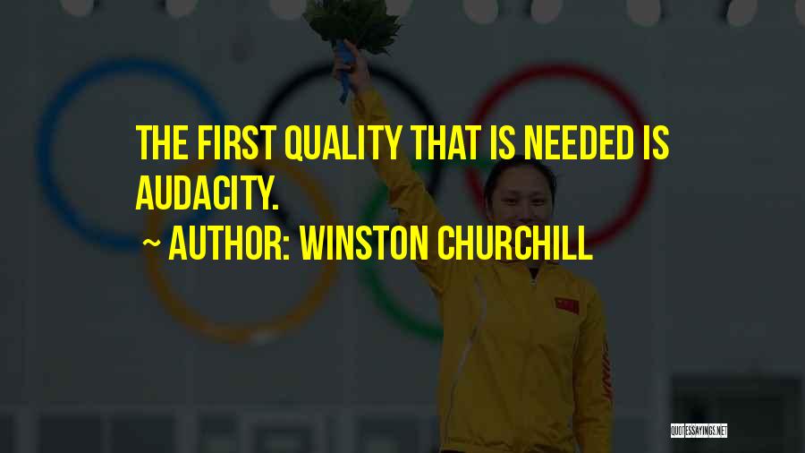 Audacity Quotes By Winston Churchill