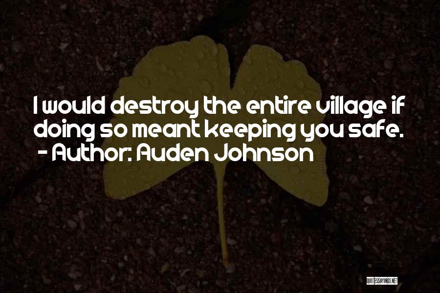Auden Johnson Quotes 729276