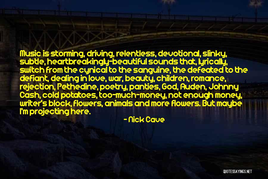 Auden Poetry Quotes By Nick Cave