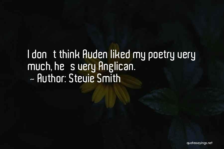 Auden Poetry Quotes By Stevie Smith