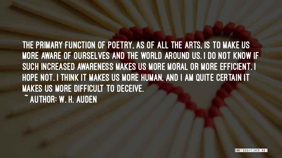 Auden Poetry Quotes By W. H. Auden