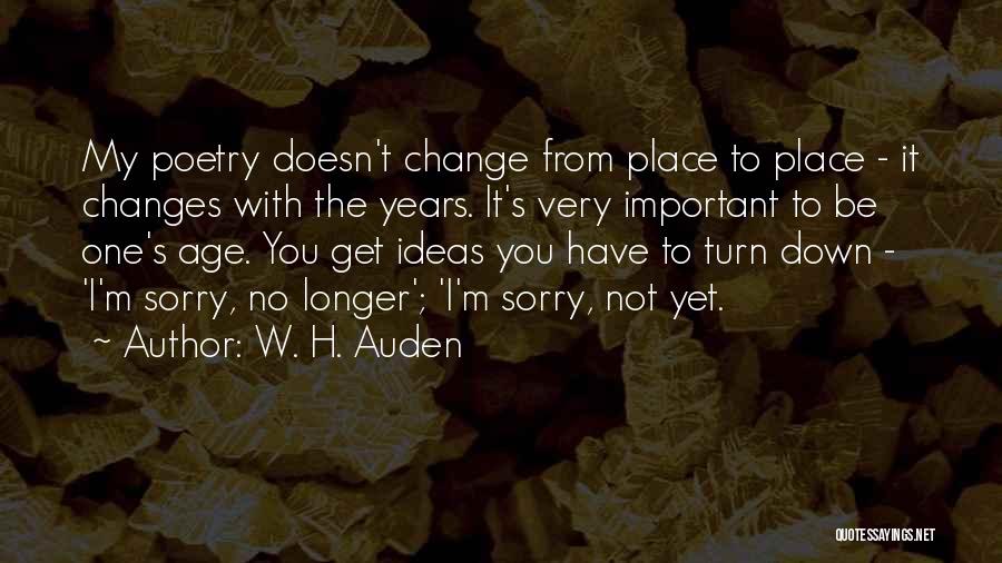 Auden Quotes By W. H. Auden