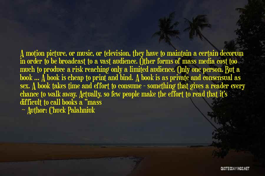 Audience Of One Quotes By Chuck Palahniuk