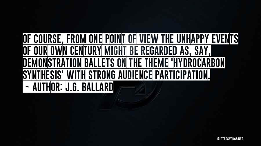 Audience Participation Quotes By J.G. Ballard