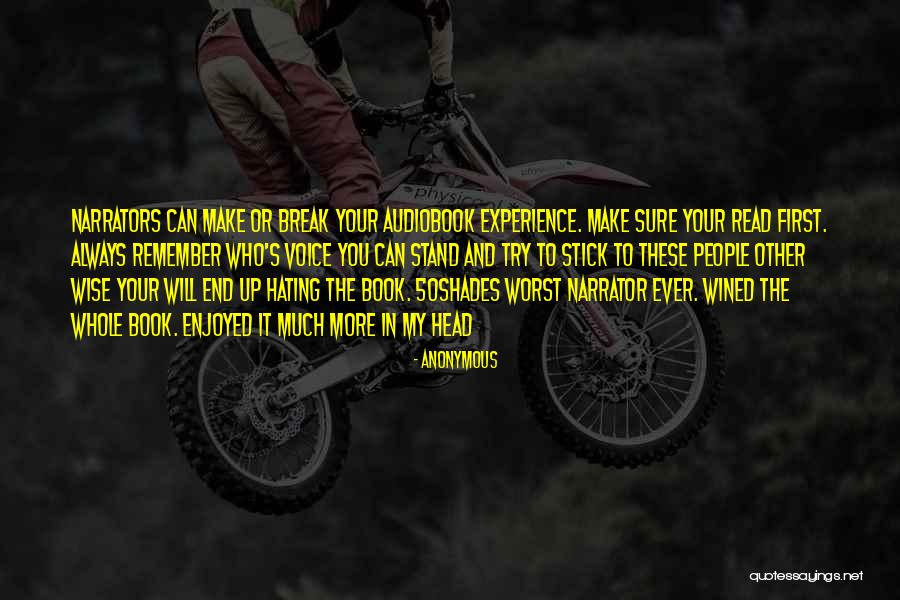 Audiobooks Quotes By Anonymous Audiobooks Quotes By Anonymous
