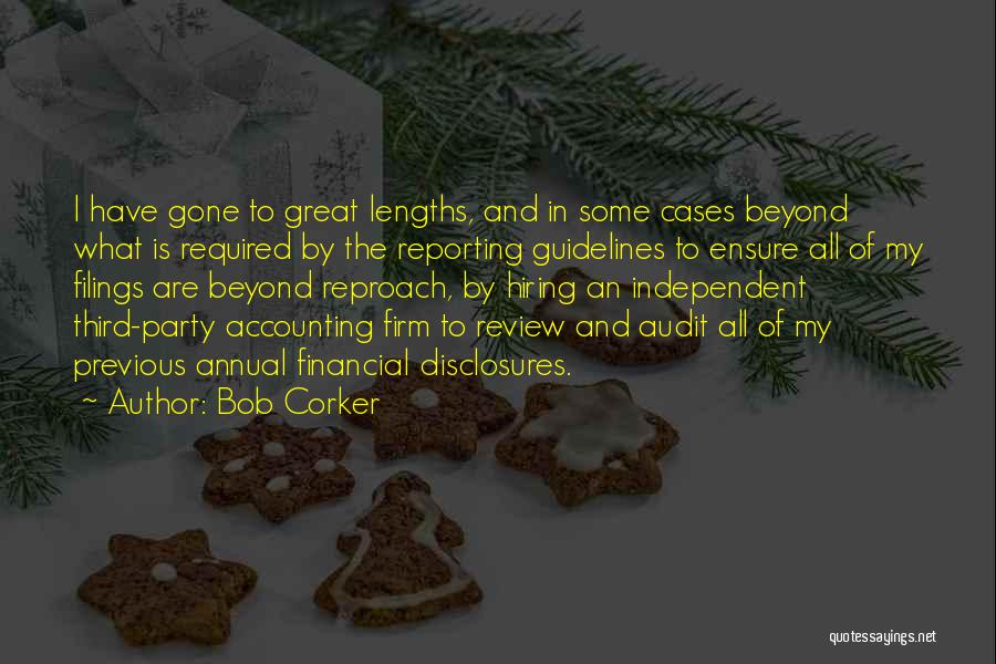 Audit Quotes By Bob Corker