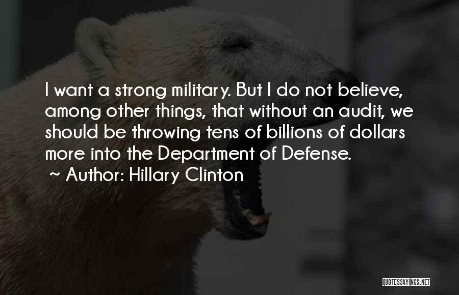 Audit Quotes By Hillary Clinton