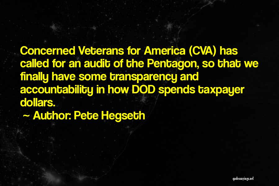 Audit Quotes By Pete Hegseth