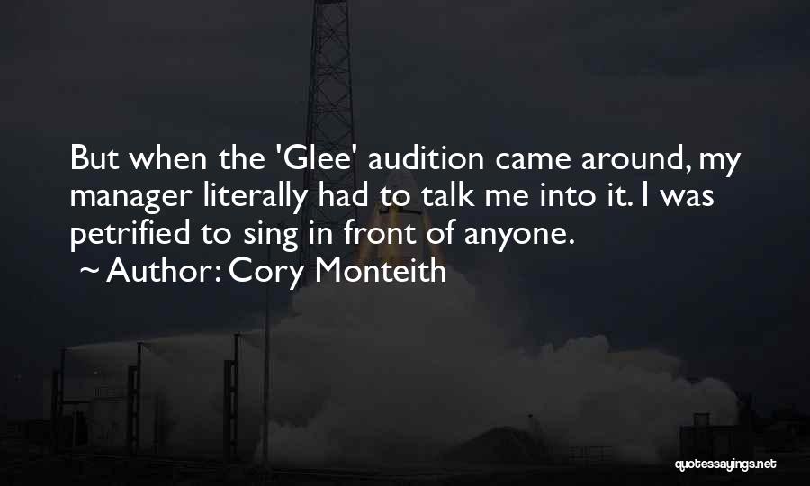 Audition Quotes By Cory Monteith