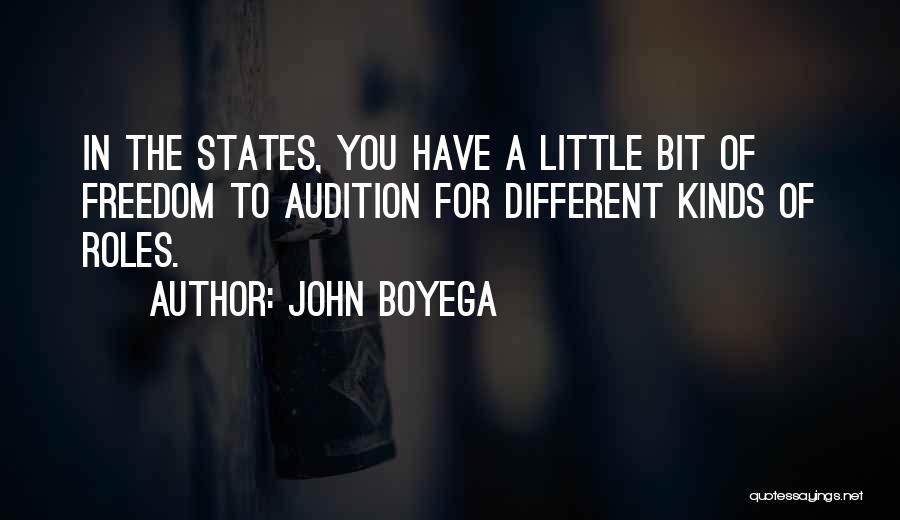 Audition Quotes By John Boyega
