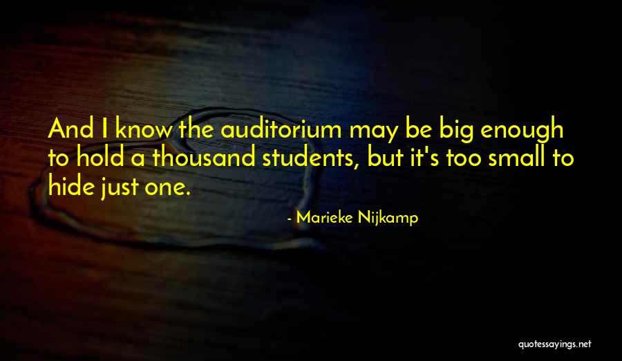 Auditorium Quotes By Marieke Nijkamp Auditorium Quotes By Marieke Nijkamp