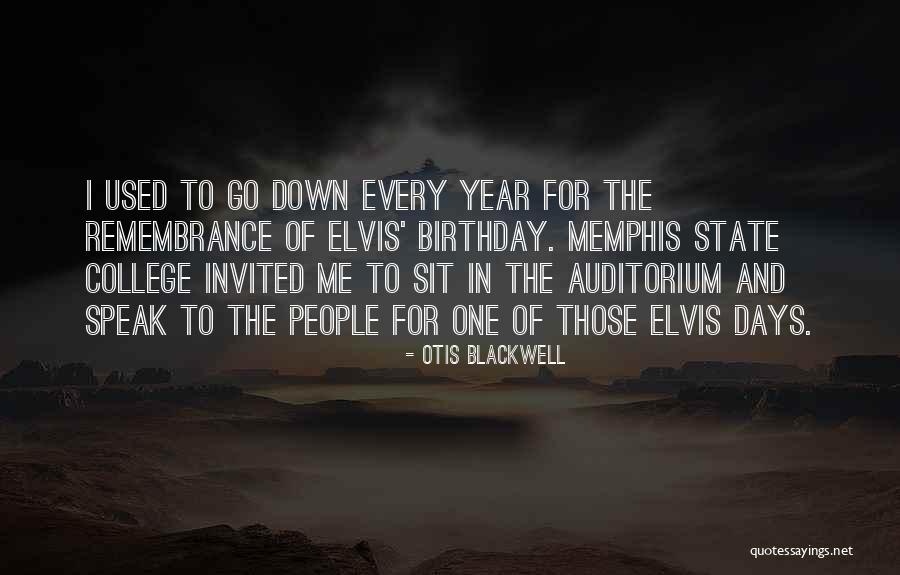 Auditorium Quotes By Otis Blackwell Auditorium Quotes By Otis Blackwell