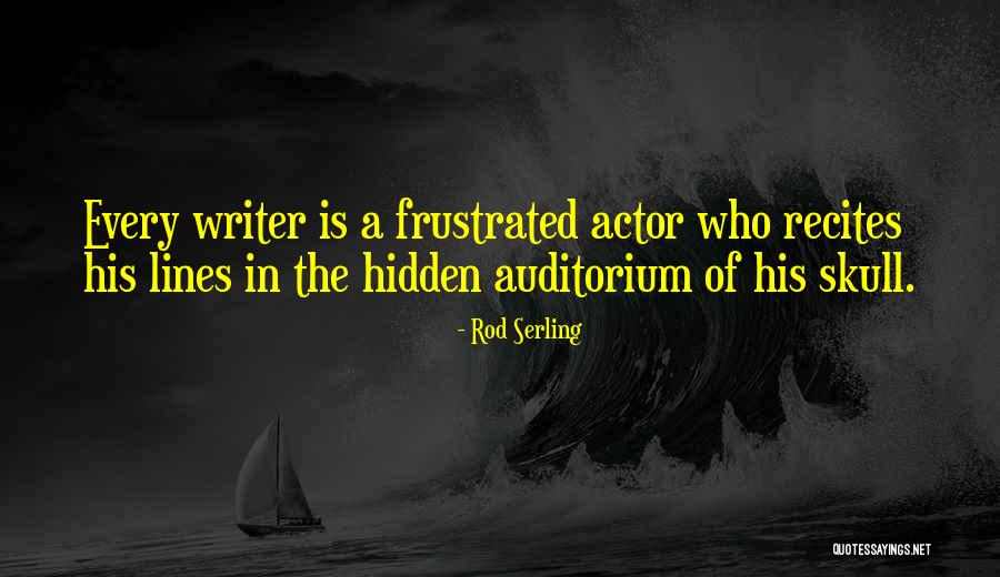 Auditorium Quotes By Rod Serling Auditorium Quotes By Rod Serling