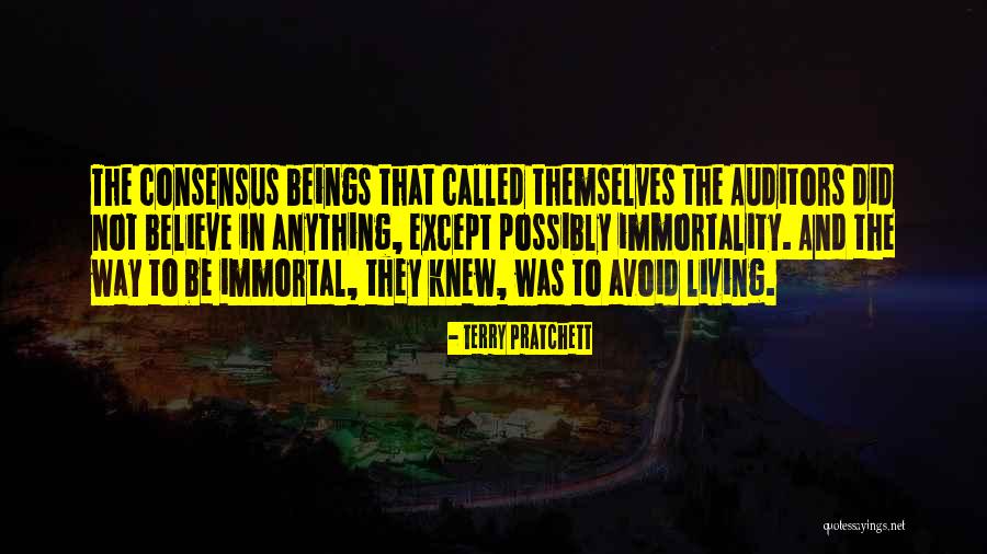 Auditors Quotes By Terry Pratchett