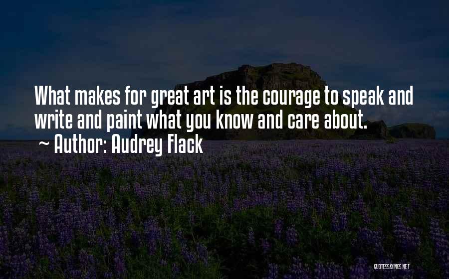Audrey Flack Quotes 721296
