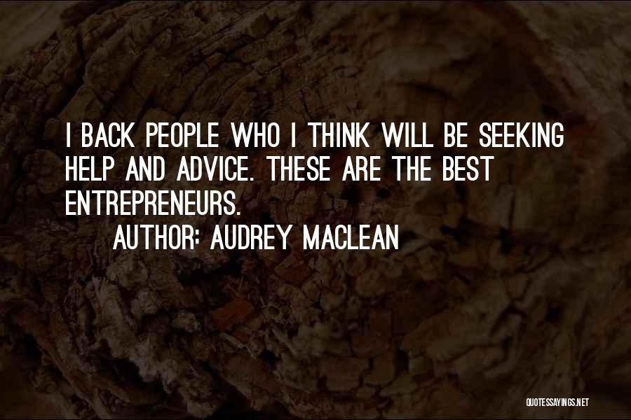 Audrey MacLean Quotes 2230265