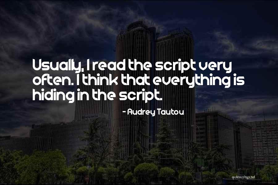Audrey Tautou Quotes 235413 Audrey Tautou Quotes 235413