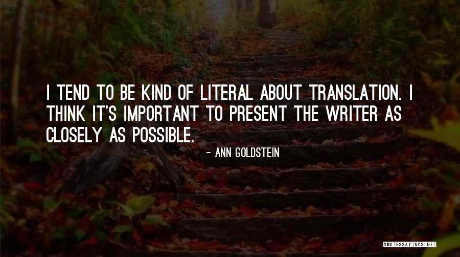 Audwin Trapman Quotes By Ann Goldstein Audwin Trapman Quotes By Ann Goldstein