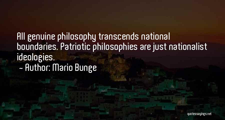 Aufmunterne Quotes By Mario Bunge