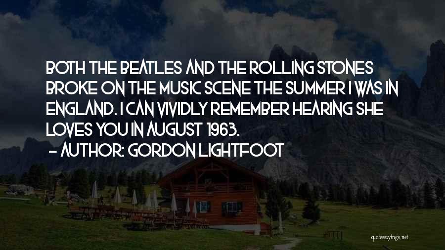 August Summer Quotes By Gordon Lightfoot