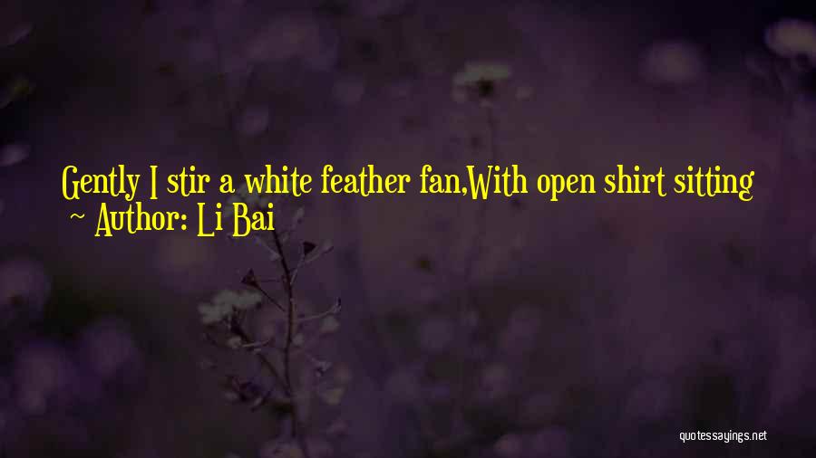 August Summer Quotes By Li Bai